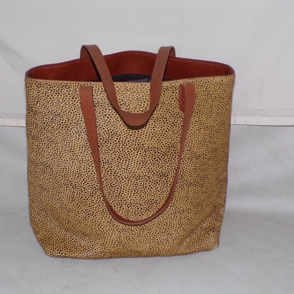 MADEWELL Transport Tote Calf Hair Leopard Bag - Picture 9 of 11